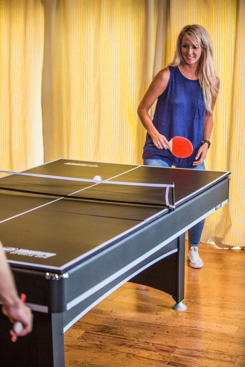 Sports USA 45-6102 84 In. Arcade Billiard Table with Table Tennis Top