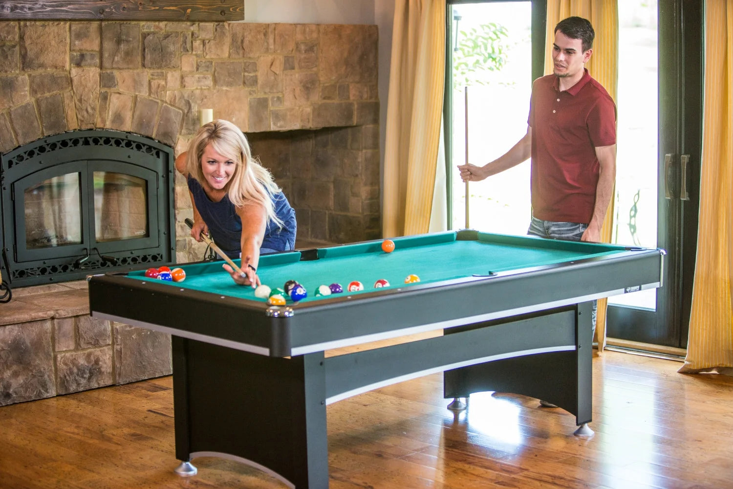 Sports USA 45-6102 84 In. Arcade Billiard Table with Table Tennis Top