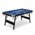 Billiards Table Built for Family Game Rooms, 6-7 Foot Size Options, Portable Folding Design, Ships Assembled