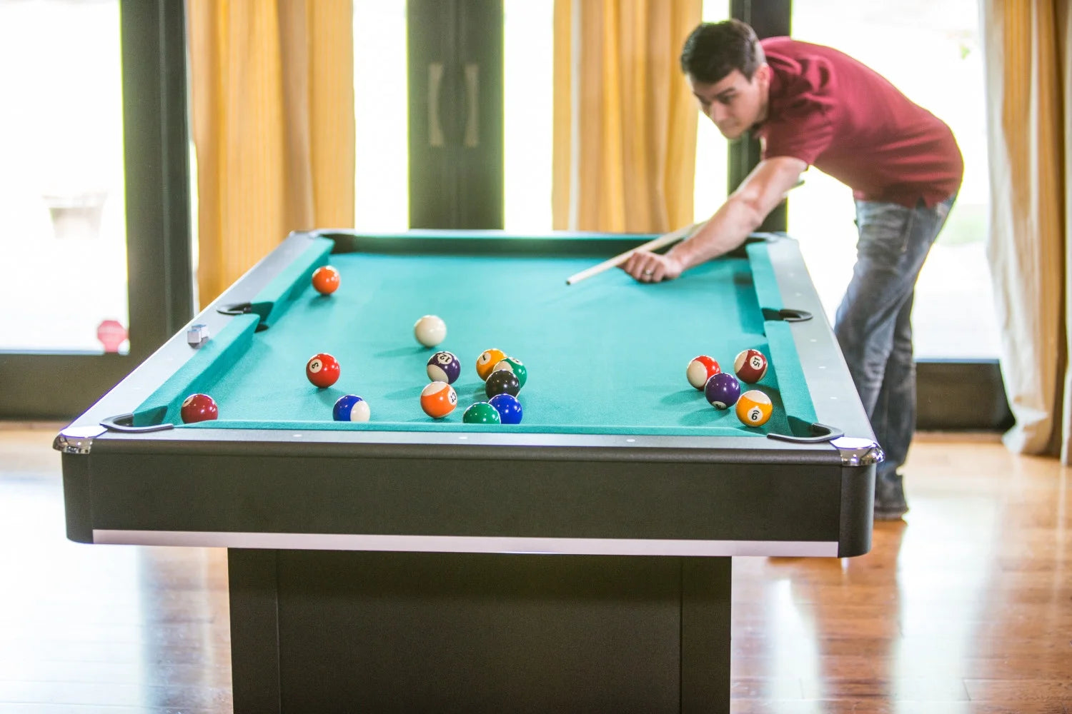 Sports USA 45-6102 84 In. Arcade Billiard Table with Table Tennis Top