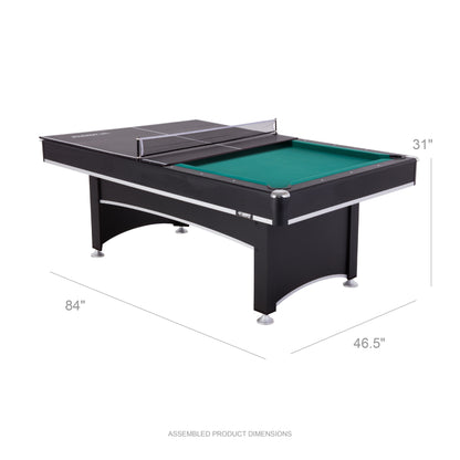 Sports USA 45-6102 84 In. Arcade Billiard Table with Table Tennis Top