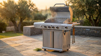 G41 Pro BBQ Grill,Heavy-Duty Stainless Steel Gas Grill, 4 Burner Gas Grill with Side Burner,42000 BTU Propane Grill for Outdoor Cooking,Barbecue,Garden and Patio Backyard — Lifestyle