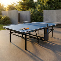 Outdoor 15 Table Tennis Table 4-Player Bundle — Studio Shot