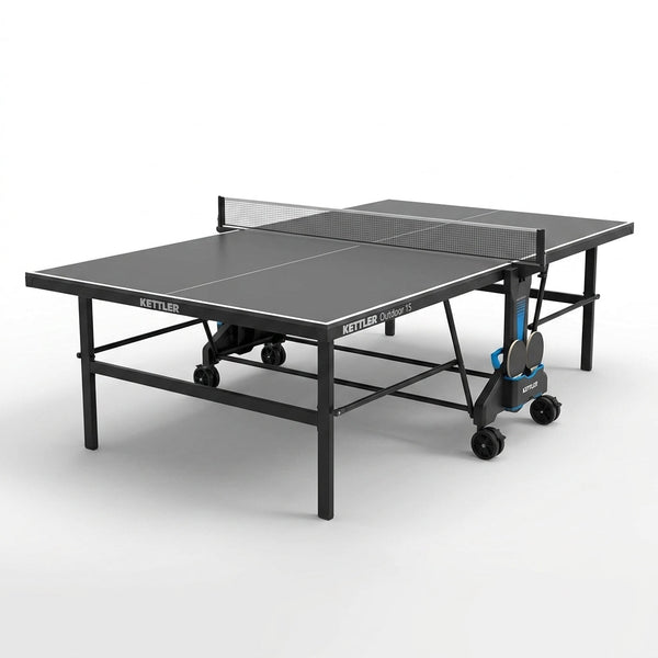 Outdoor 15 Table Tennis Table 4-Player Bundle — Studio Shot