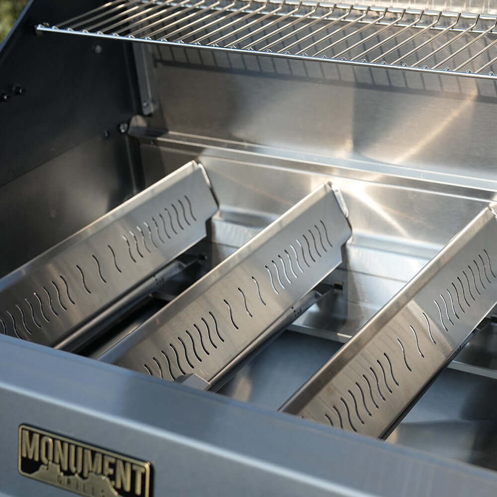 Smart Stainless Steel Gas Grill with Clearview® Window & 5-Burner System