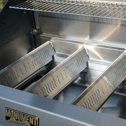 Smart Stainless Steel Gas Grill with Clearview® Window & 5-Burner System