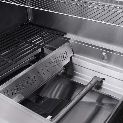 Smart Stainless Steel Gas Grill with Clearview® Window & 5-Burner System