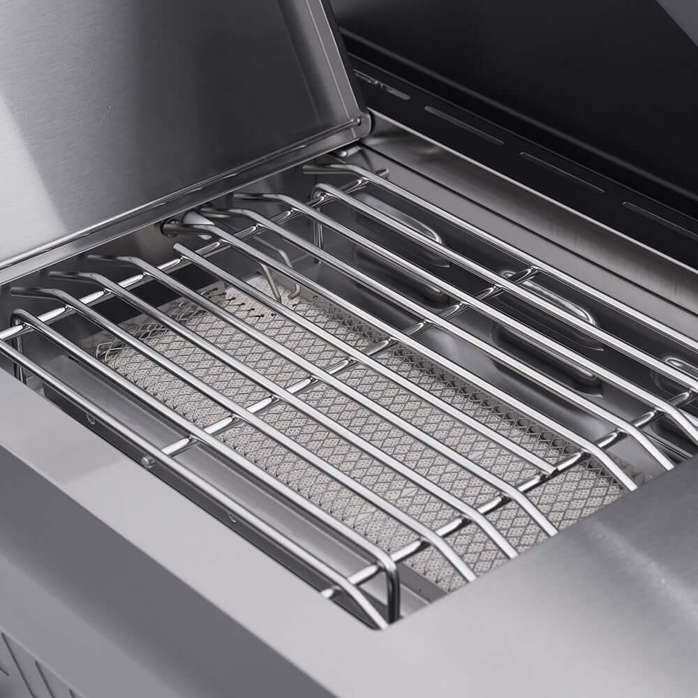 Smart Stainless Steel Gas Grill with Clearview® Window & 5-Burner System