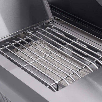 Smart Stainless Steel Gas Grill with Clearview® Window & 5-Burner System