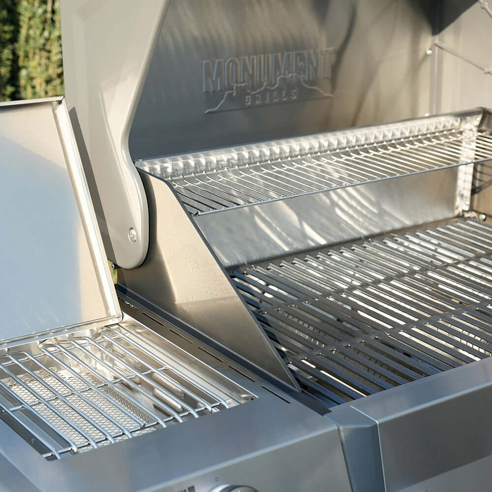 Smart Stainless Steel Gas Grill with Clearview® Window & 5-Burner System