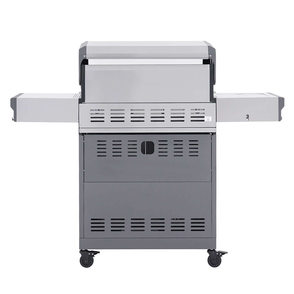Smart Stainless Steel Gas Grill with Clearview® Window & 5-Burner System