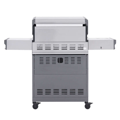 Smart Stainless Steel Gas Grill with Clearview® Window & 5-Burner System