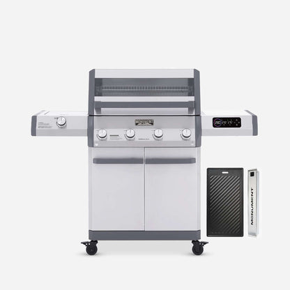 Smart Stainless Steel Gas Grill with Clearview® Window & 5-Burner System